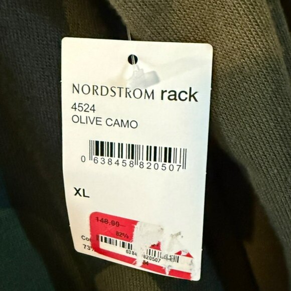 GO Couture XL Nordstrom‎ Rack Olive Camo Long Sleeve Tunic Top Stretch Women's - Picture 4 of 9